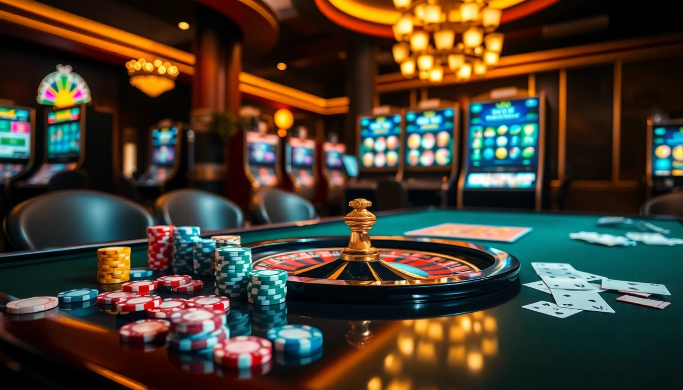 Experience excitement at the gaming table with a luxurious atmosphere at https://rr88.black/, featuring vibrant poker chips.