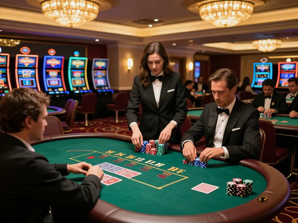 Experience thrilling blackjack gameplay at jun88 com with players immersed in strategic action and vibrant casino atmosphere.