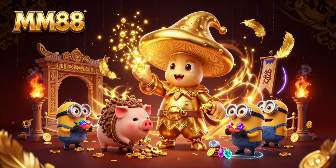 Engage with MM88's thrilling treasures in a magical 3D casino realm.