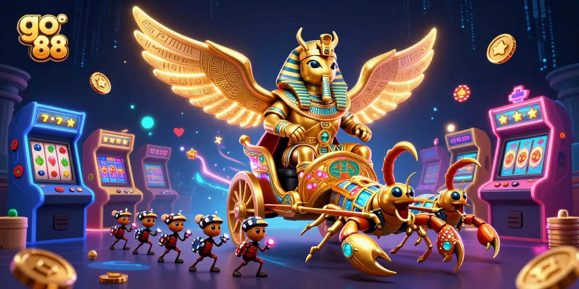 Experience thrilling gaming action with the vibrant go 88 casino, showcasing captivating characters and classic slot games.