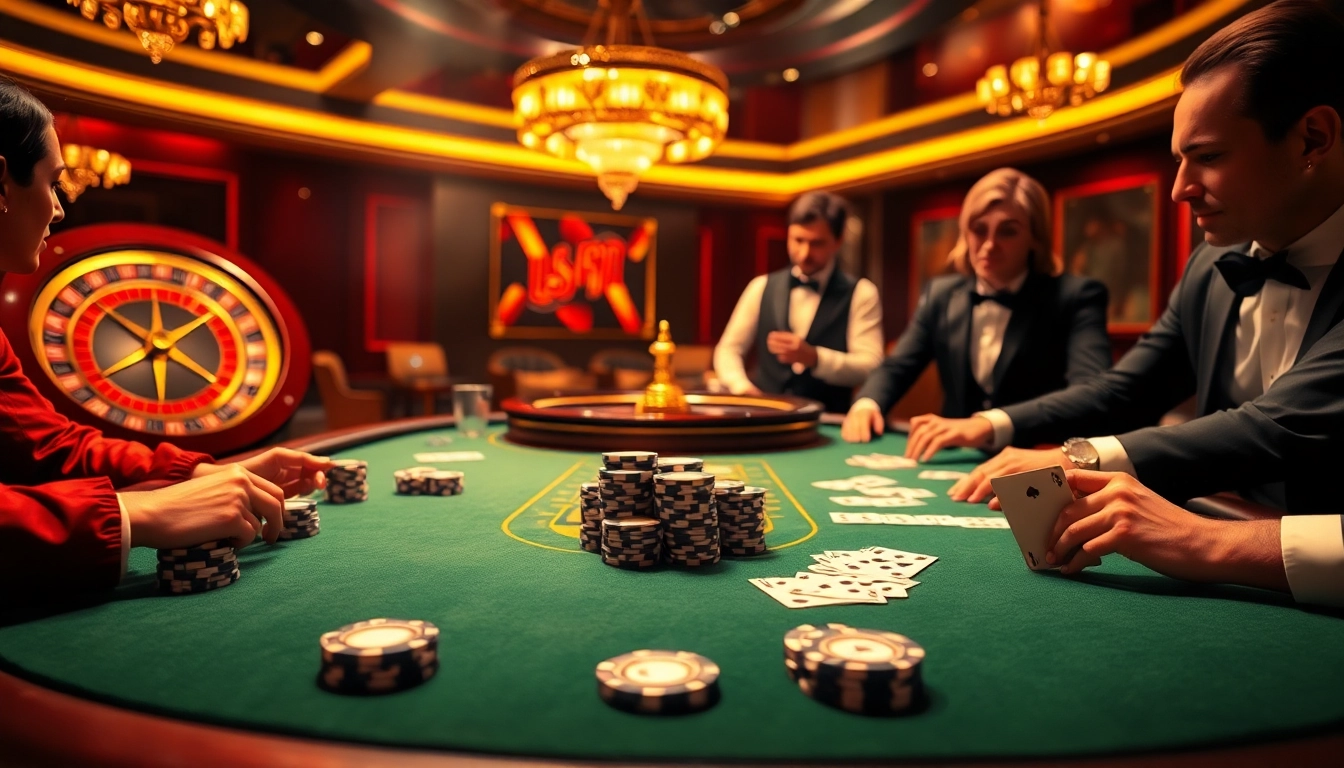 Experience the thrill of gaming at G28 with a dynamic poker table scene showcasing high-stakes action.