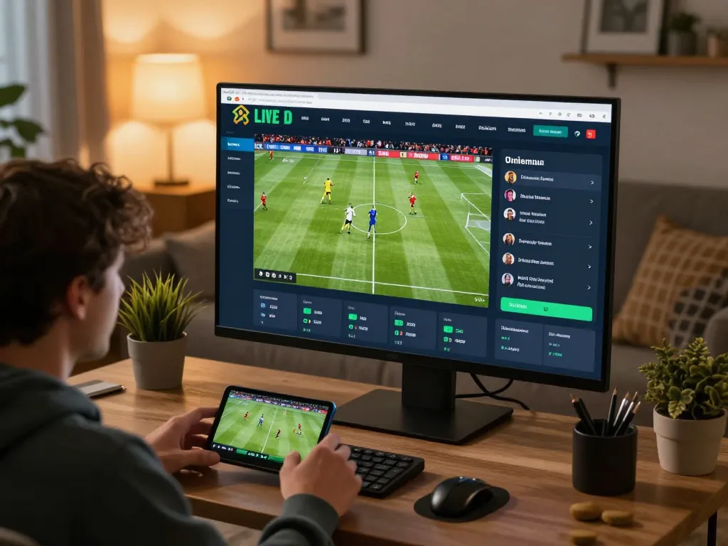 Socolive users engaging in dynamic live soccer betting sessions, showcasing strategy and excitement.