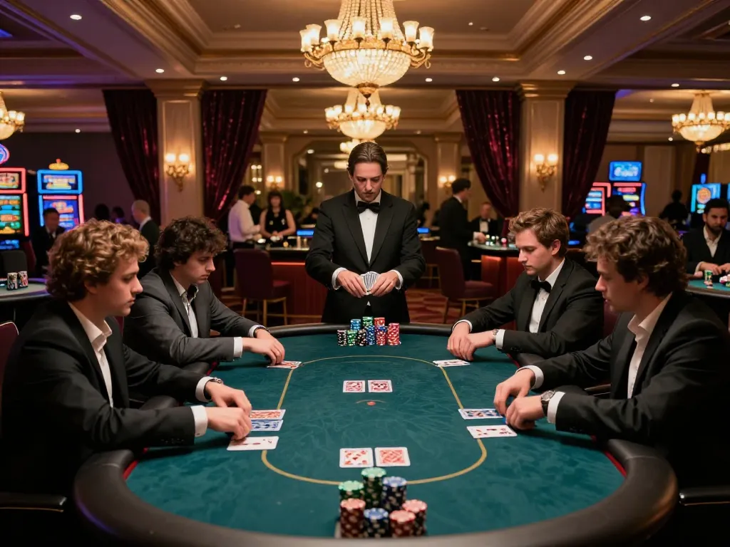 Experience the thrill of poker at XXGG with players engaged in a high-stakes game