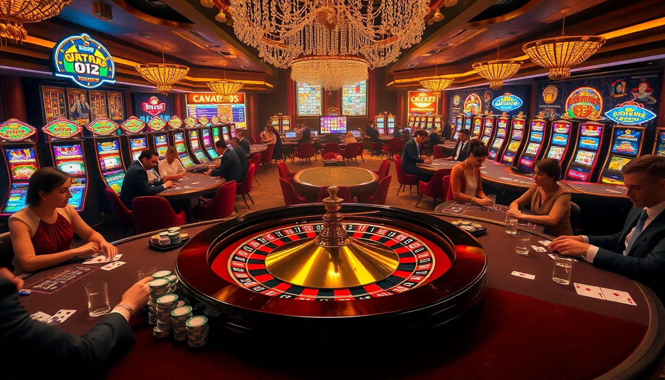 High-stakes casino players engaging in games at the hidden wiki-themed table, showcasing excitement.