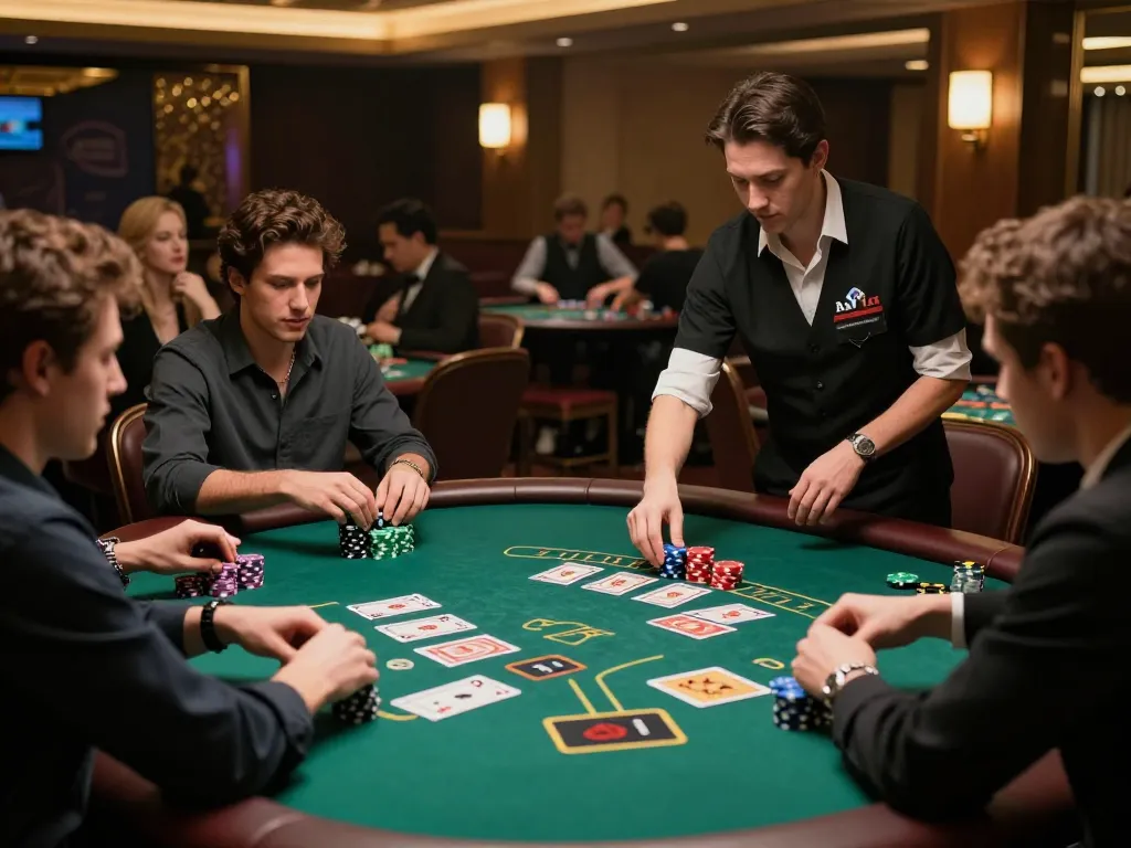 Players enjoying an exciting blackjack game at 789club, showcasing strategic interactions and luxury
