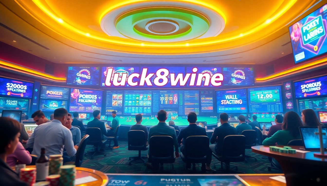 Experience the excitement of online gambling at luck8win.live with a vibrant casino environment and engaging games.