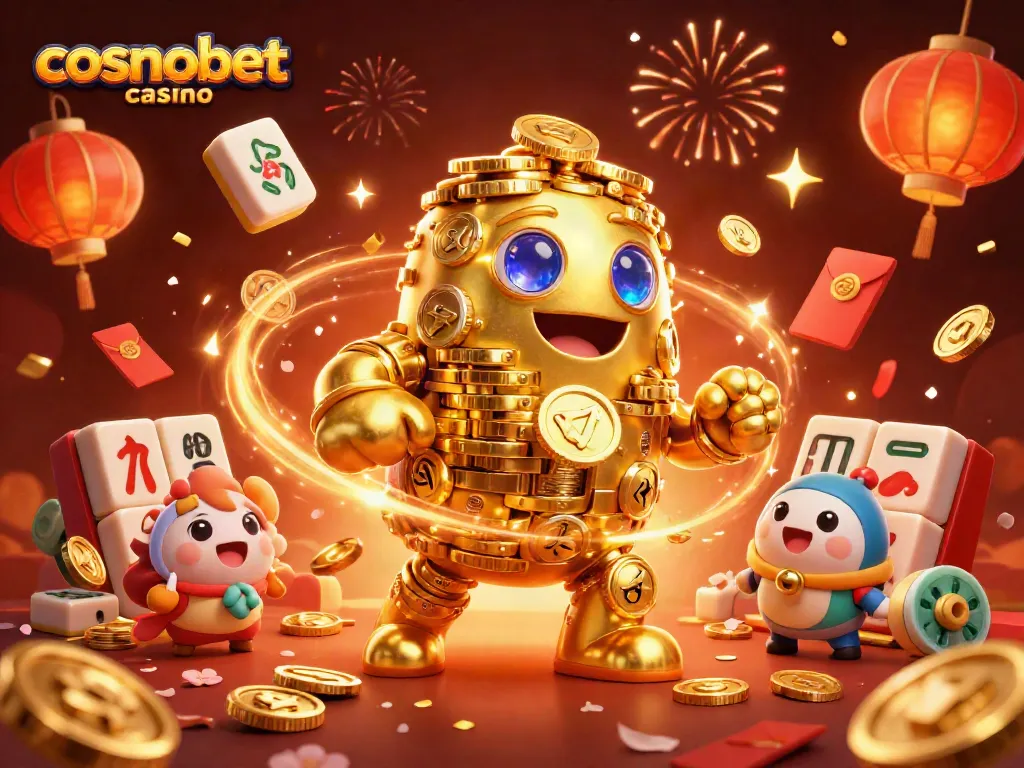 Experience thrilling gameplay at cosmobet casino with vibrant illustrations of animated characters and casino elements.
