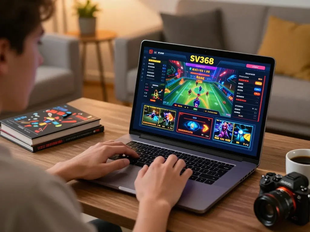 Engage in exciting online gameplay with SV368, showcasing a vibrant casino app experience.