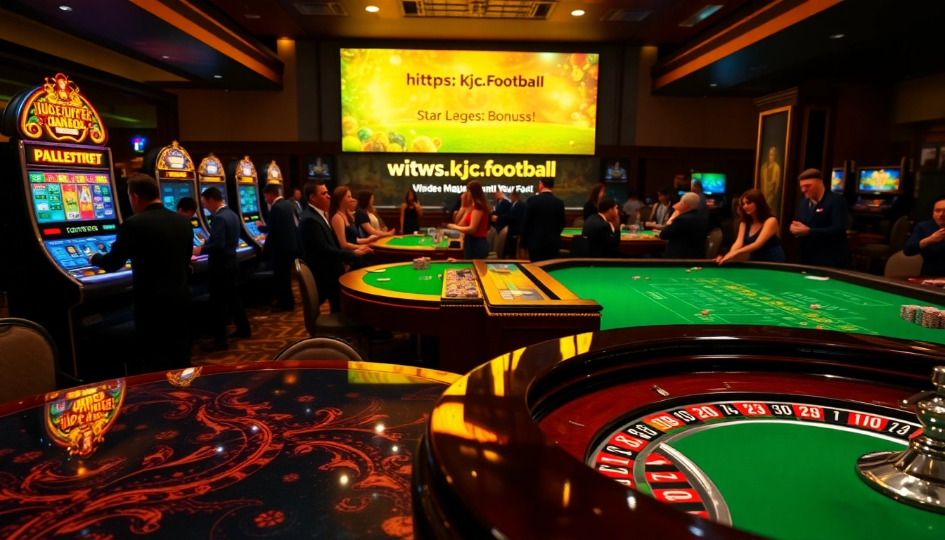Experience thrilling gaming at https://kjc.football/ with vibrant casino tables and exciting gameplay.