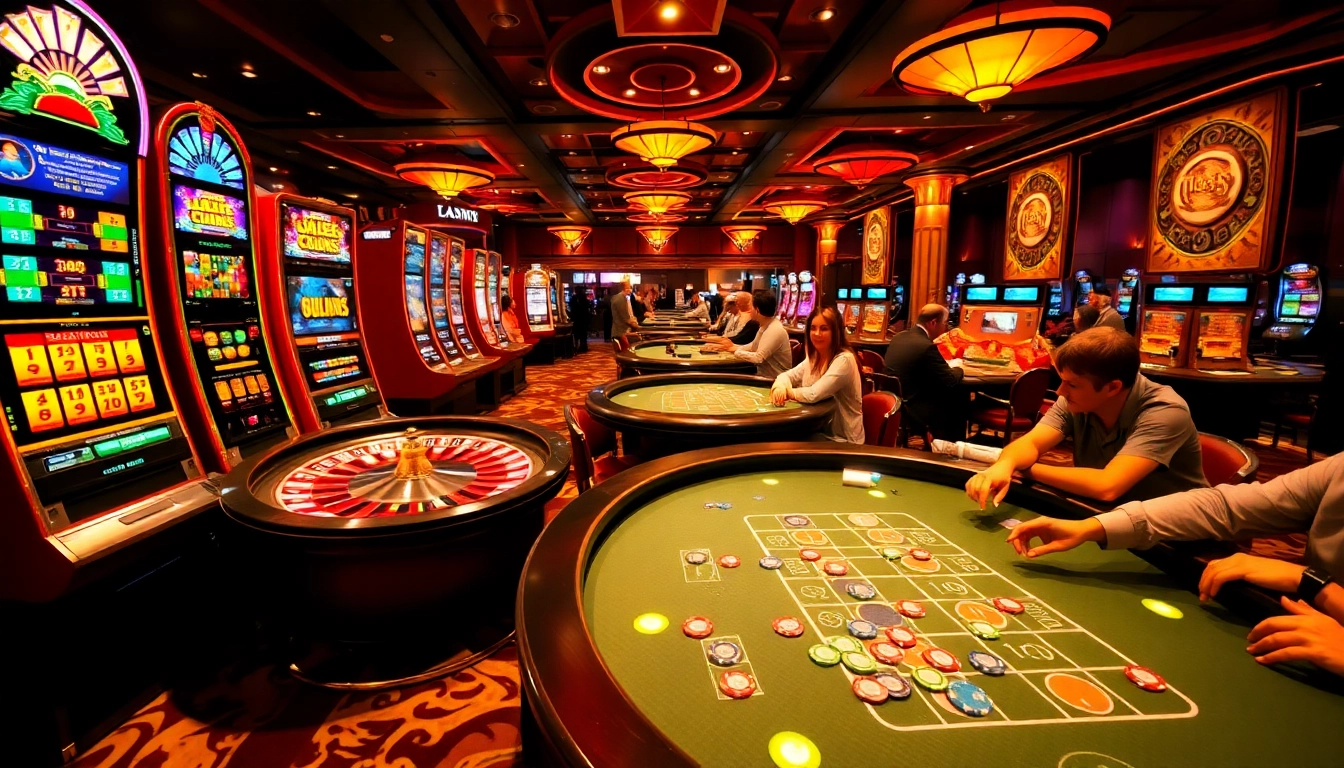 Gamble and win big at https://win58win.com/ in a vibrant casino scene filled with excitement.