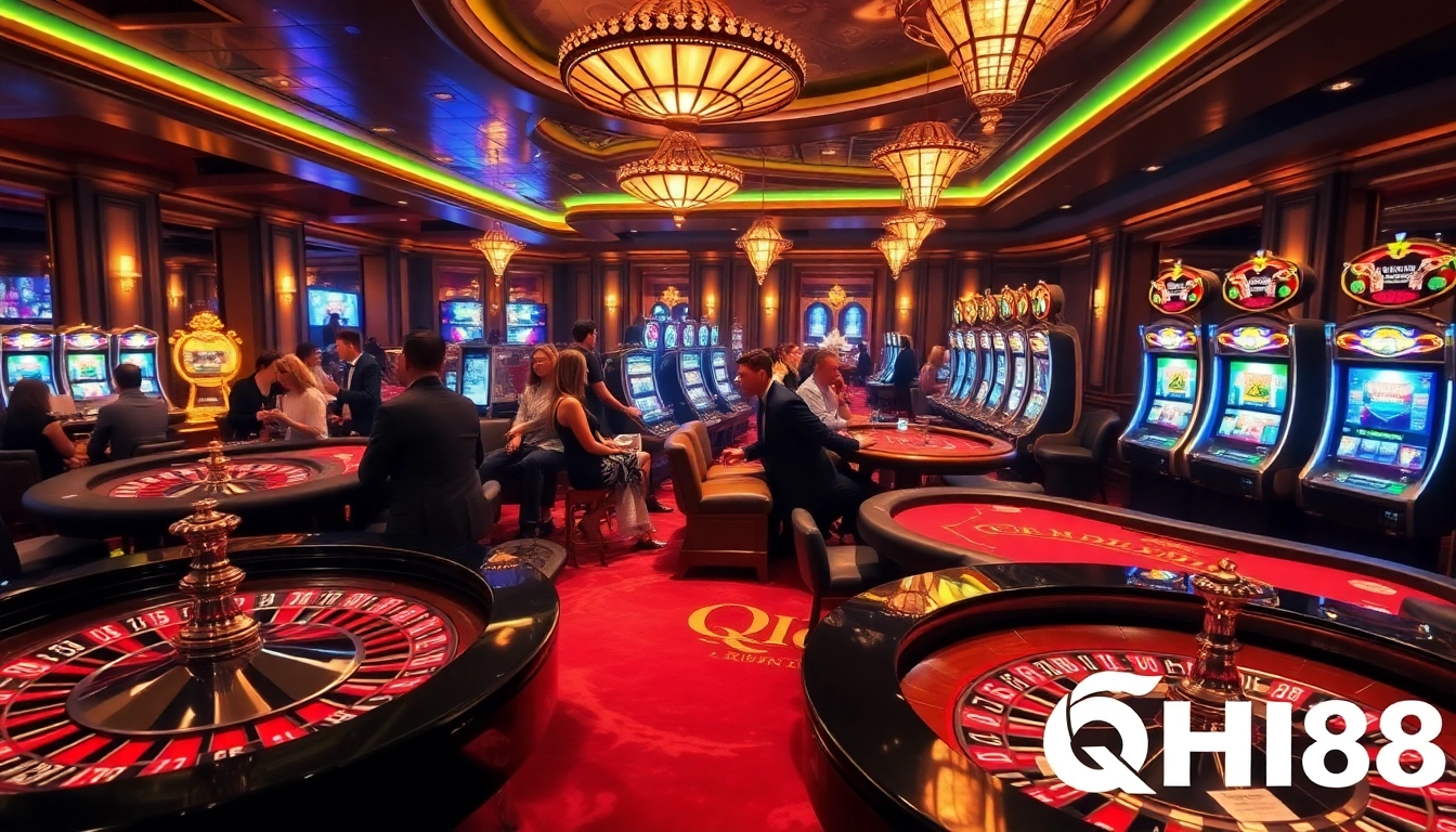 Experience the thrill of playing qh88 at vibrant casino tables filled with excitement and winning opportunities.