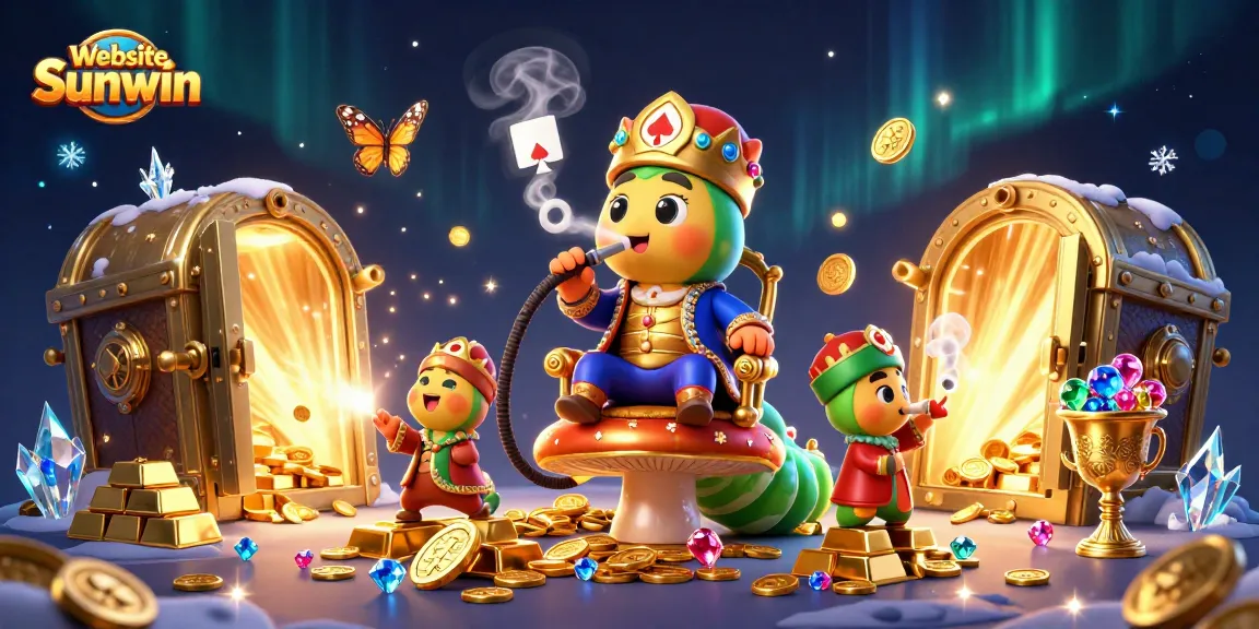 Experience the excitement of the Website Sunwin with vibrant casino-themed 3D illustration.