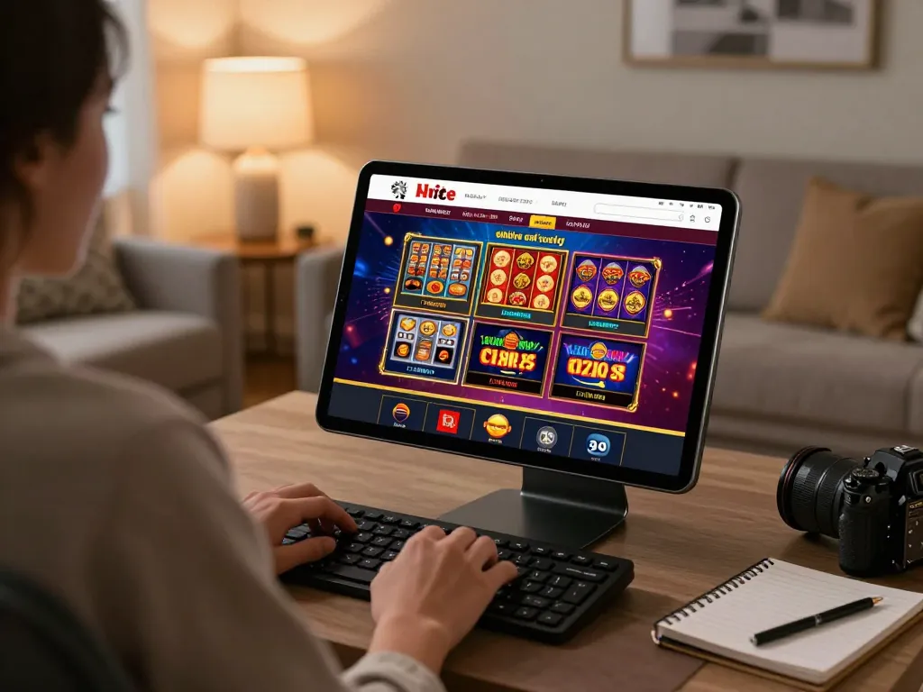 Engaging gameplay on the trang chủ ko66 online casino platform, with vibrant graphics and a cozy home setting.
