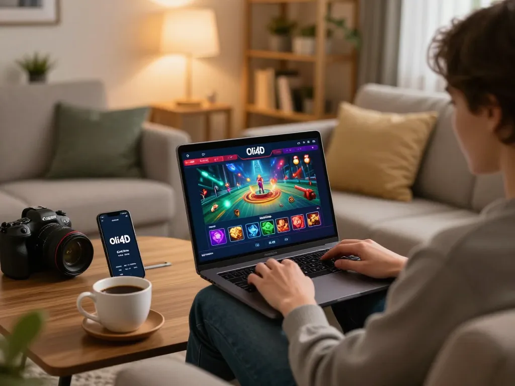 Engaging with the Oli4D alternatif online casino setup at home for strategic gameplay