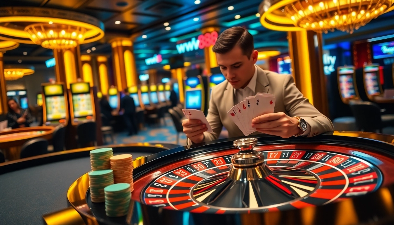 Get ready to win big at ww88 with an exciting roulette betting scene in a luxurious casino.