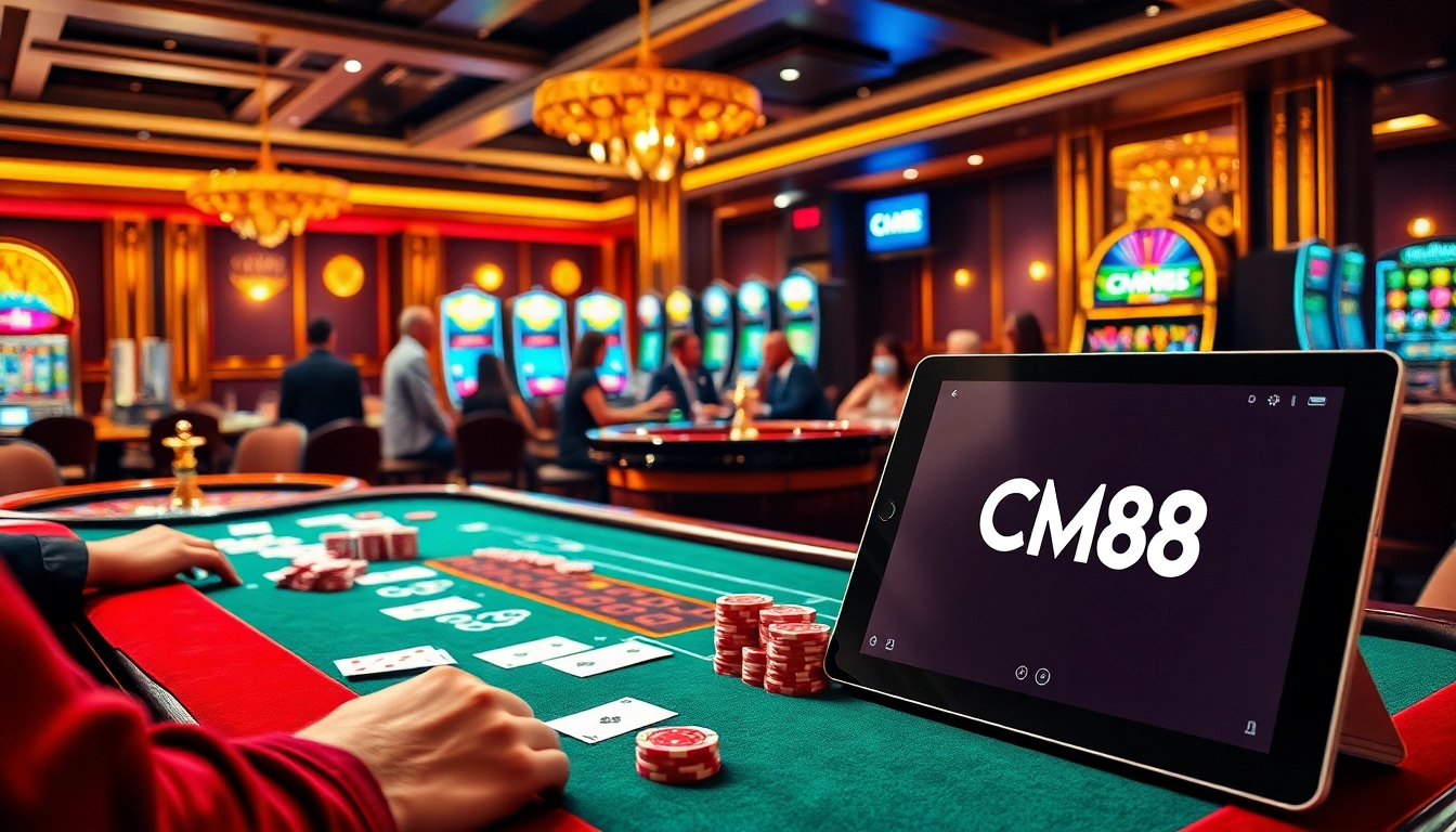 Engage with gambling excitement at nhà cái CM88’s luxurious casino tables live.