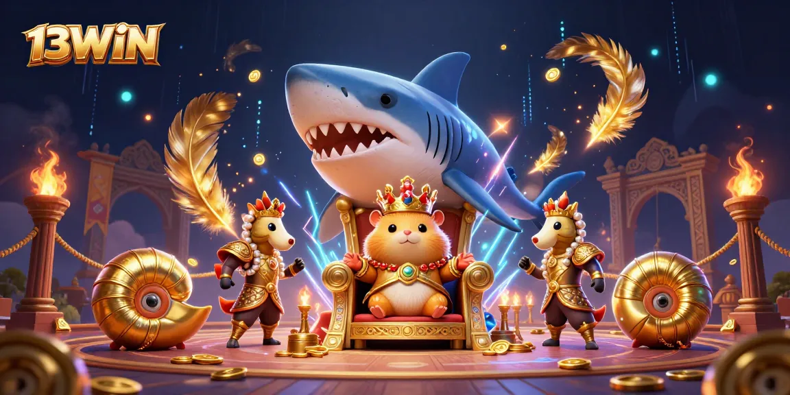 Engage with thrilling slots at 13WIN featuring vibrant characters and dynamic casino elements.