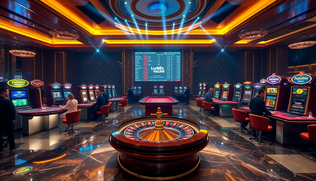 Experience the thrill with live betting at https://luck8s.live/ featuring vibrant casino elements.