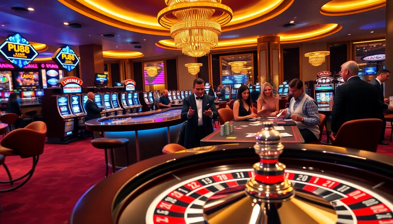 Experience the excitement of gambling at PUB88 where players engage in thrilling games and high-stakes bets.