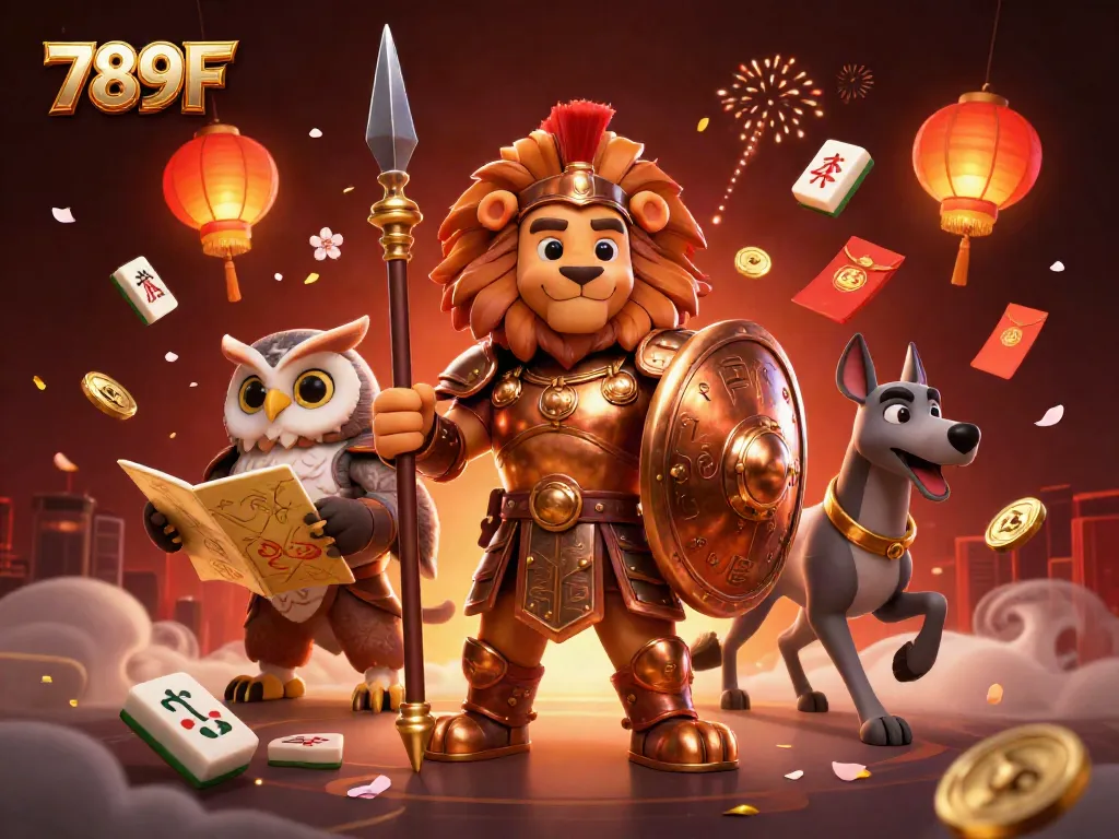 Experience thrilling gameplay with 789F as heroic characters navigate an exciting casino world.