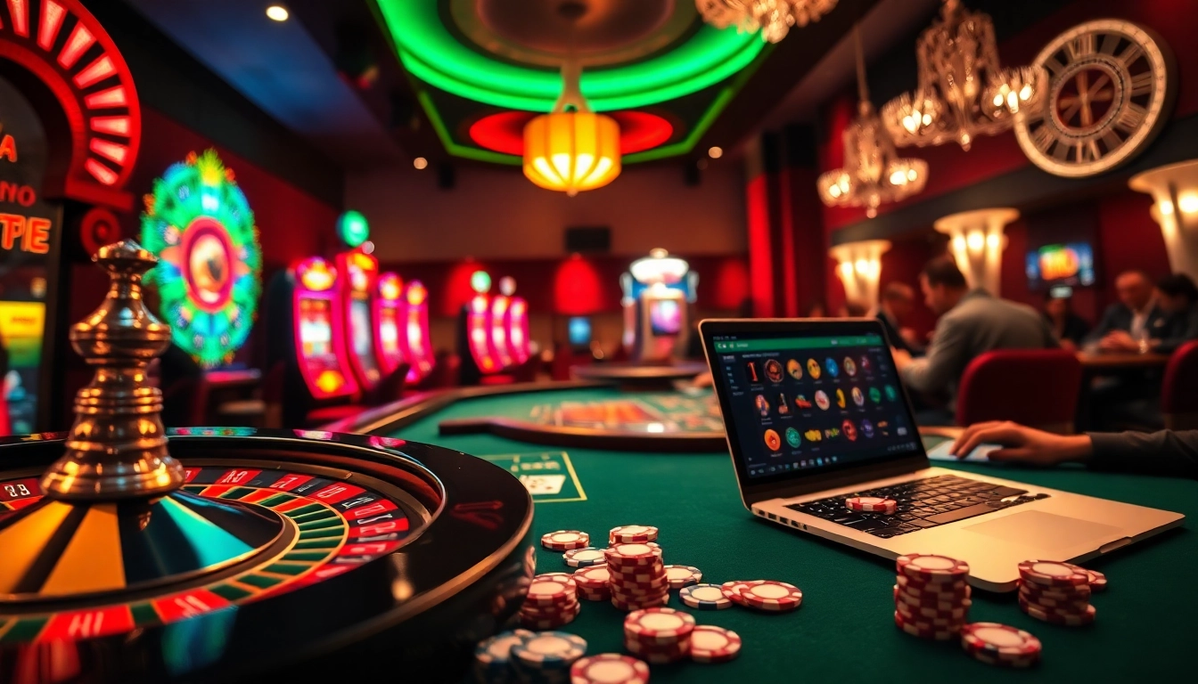 Experience the excitement of gaming at trang chủ GO8 with vibrant slot machines and poker action.