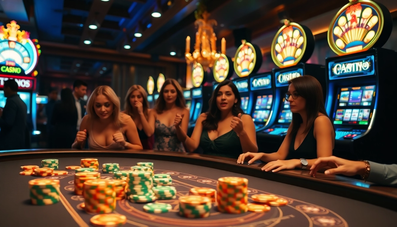 Experience the excitement of betting with QQ88 at a luxurious casino table filled with vibrant chips.