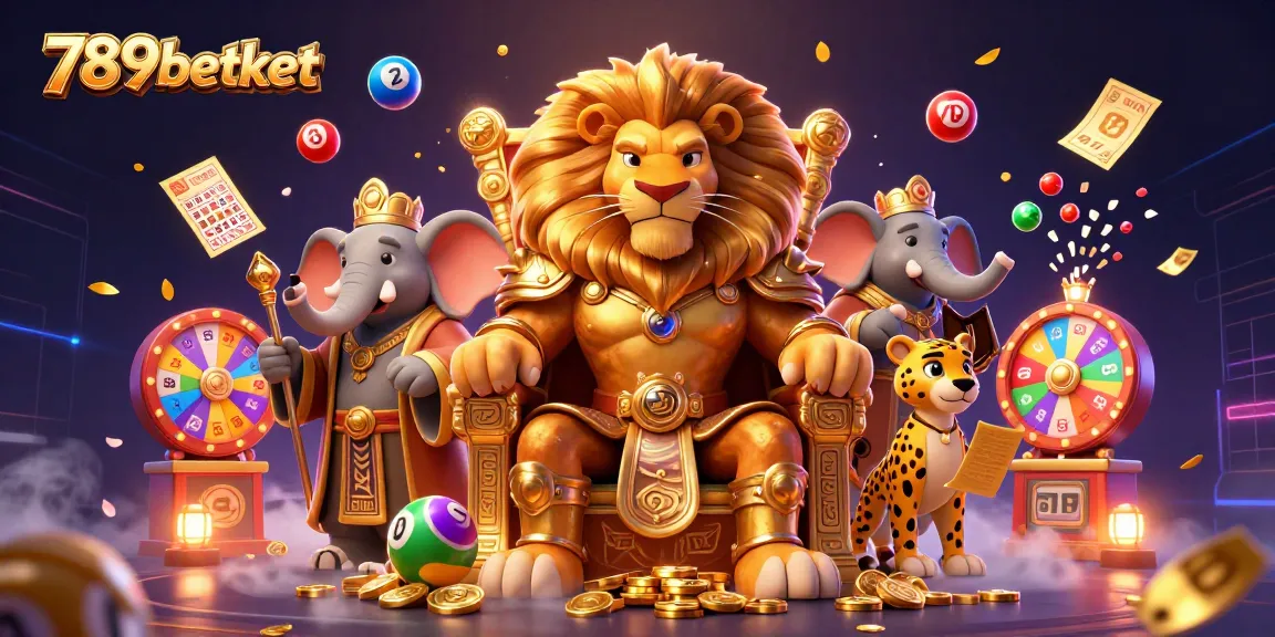 Play exciting games at 789betket with vibrant lottery elements and charismatic characters.