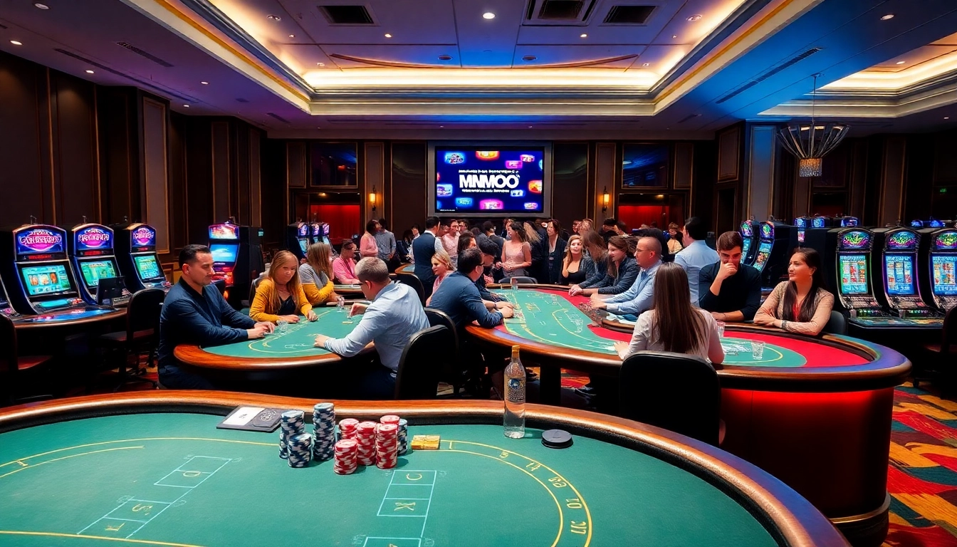 Watch players enjoy table games and slot machines at MMOO's casino, https://immoo.net/ ensuring an exciting atmosphere.