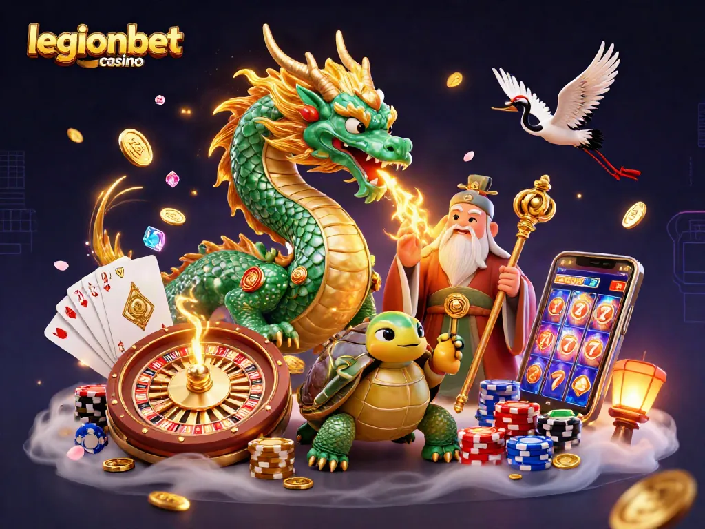 Play thrilling games at legionbet casino, featuring immersive characters and vibrant casino elements.
