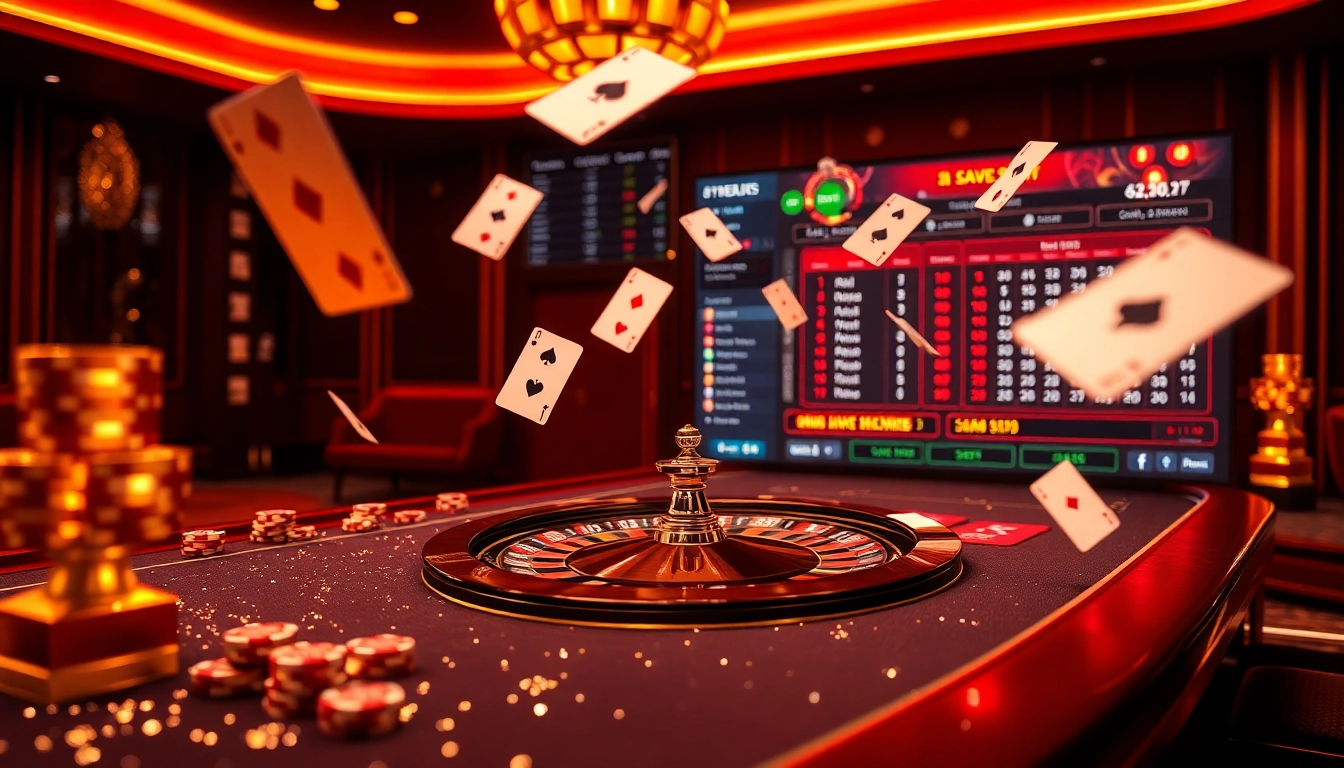 Exciting gambling scene showcasing the immersive online betting experience at https://tr88.autos/ with vibrant casino elements.