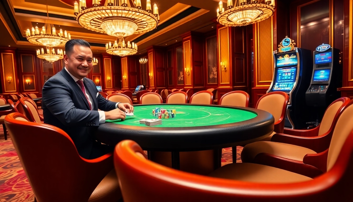 Experience the excitement of high-stakes poker at QQ88COM's luxurious casino.