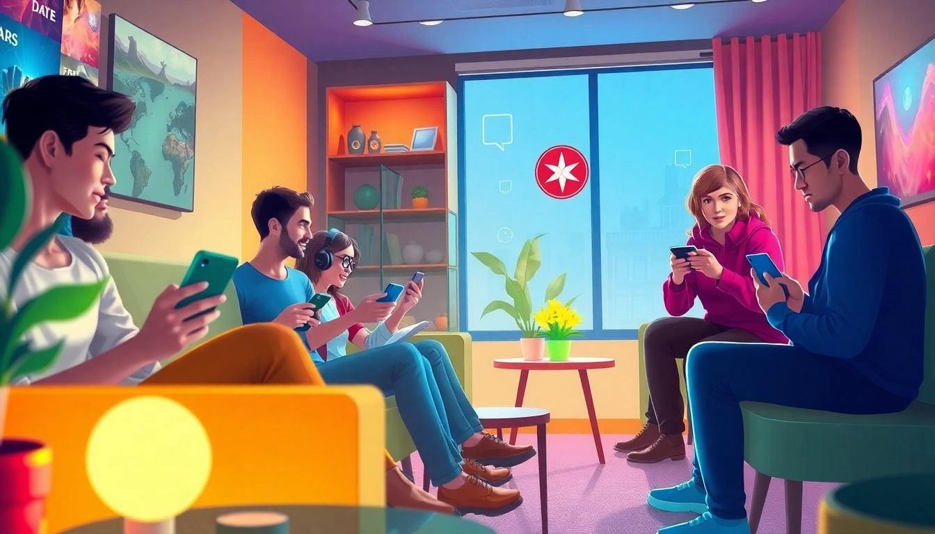Engaging scene of diverse players exploring exciting gaming experiences with tải sonclub.