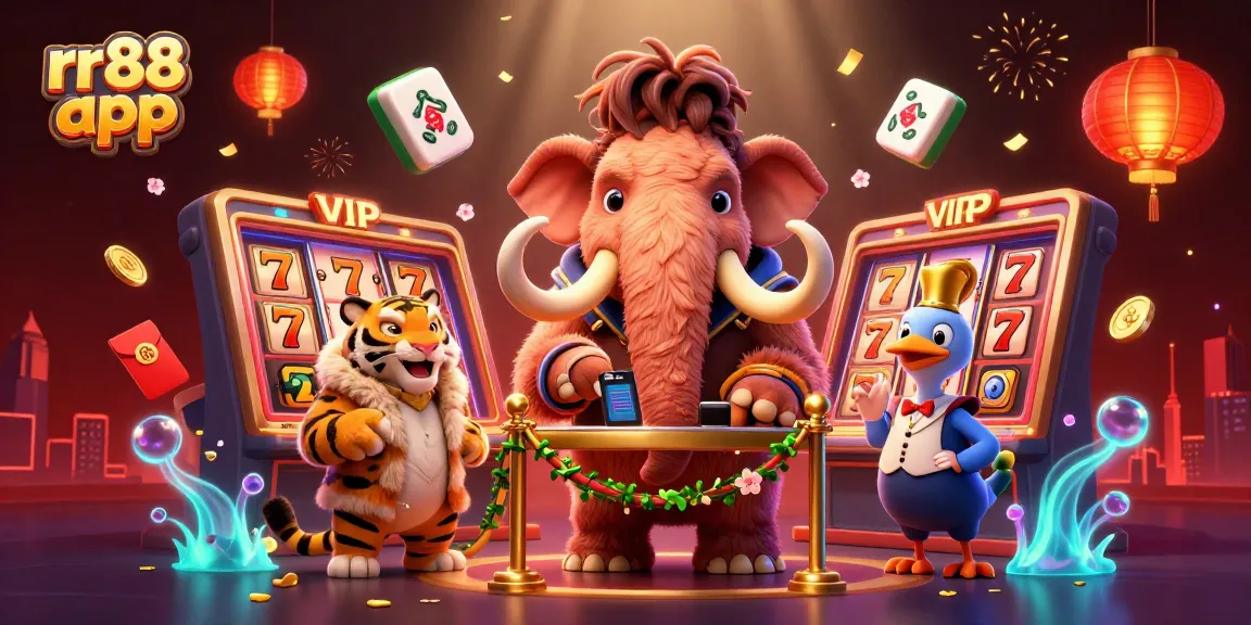 Explore the unique rr88 app casino experience with engaging characters and vibrant game elements.