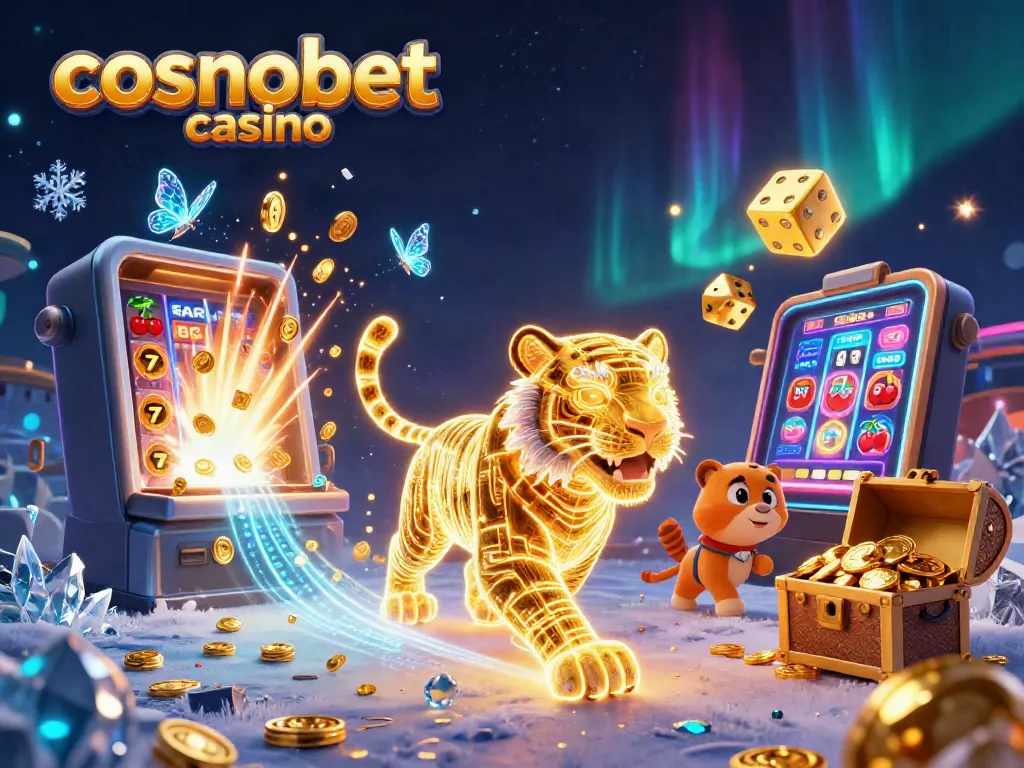 Experience the thrill at cosmobet casino with vibrant 3D visuals showcasing a dynamic gaming atmosphere.