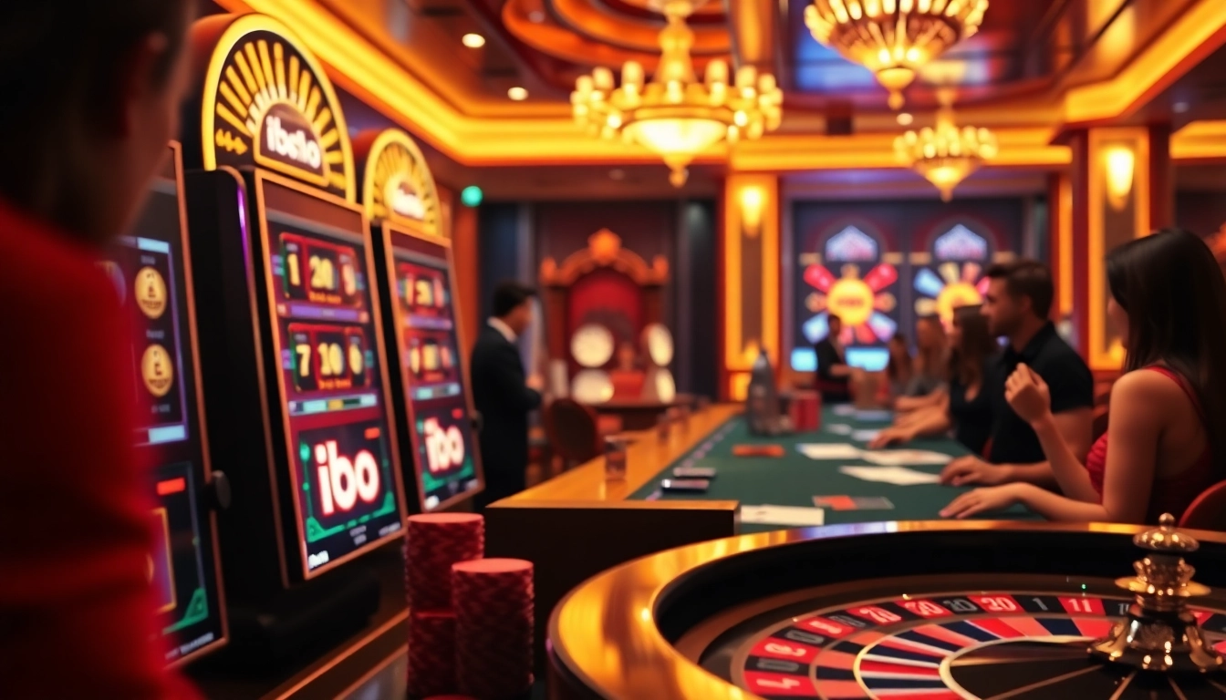 Experience the thrill of ibo slot gaming with vibrant slot machines and engaging live dealer action.