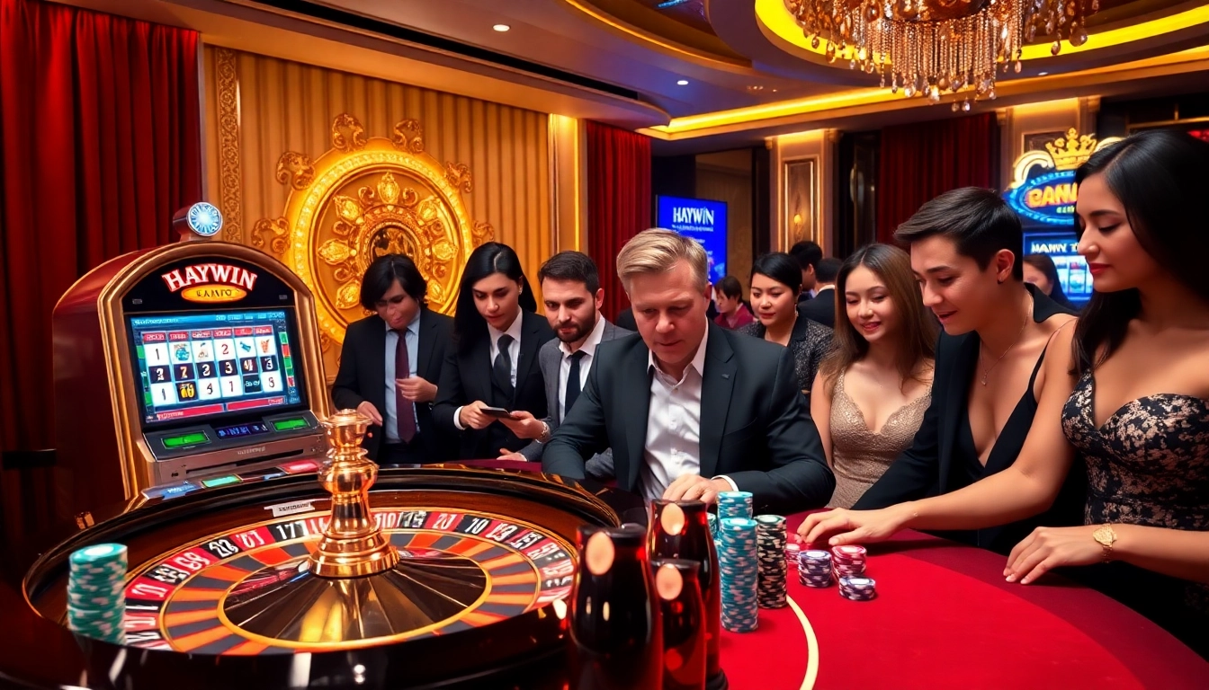 Experience the thrill of Haywin with luxurious casino games and vibrant gambling scenes.