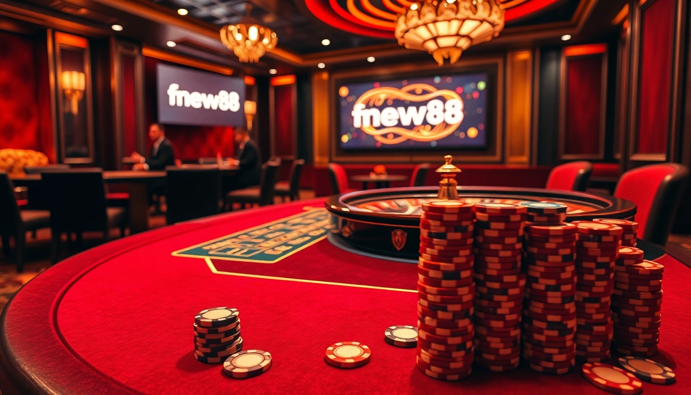 Engaging gaming scene at https://fnew88.com/, featuring casino tables and immersive gambling action.