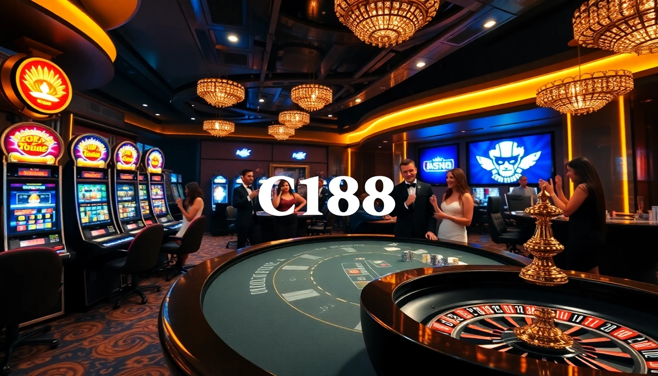 Experience the excitement of C168 with vibrant slot machines and high-stakes poker tables.