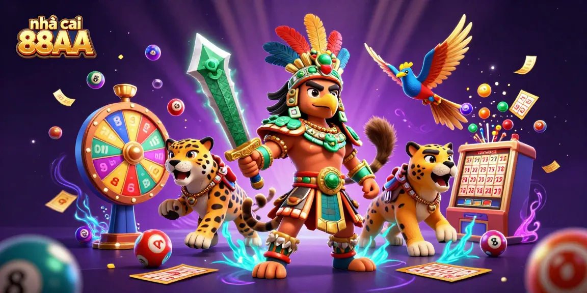 Experience thrilling games with nhà cái 88AA, featuring vibrant lottery elements and dynamic gaming action.