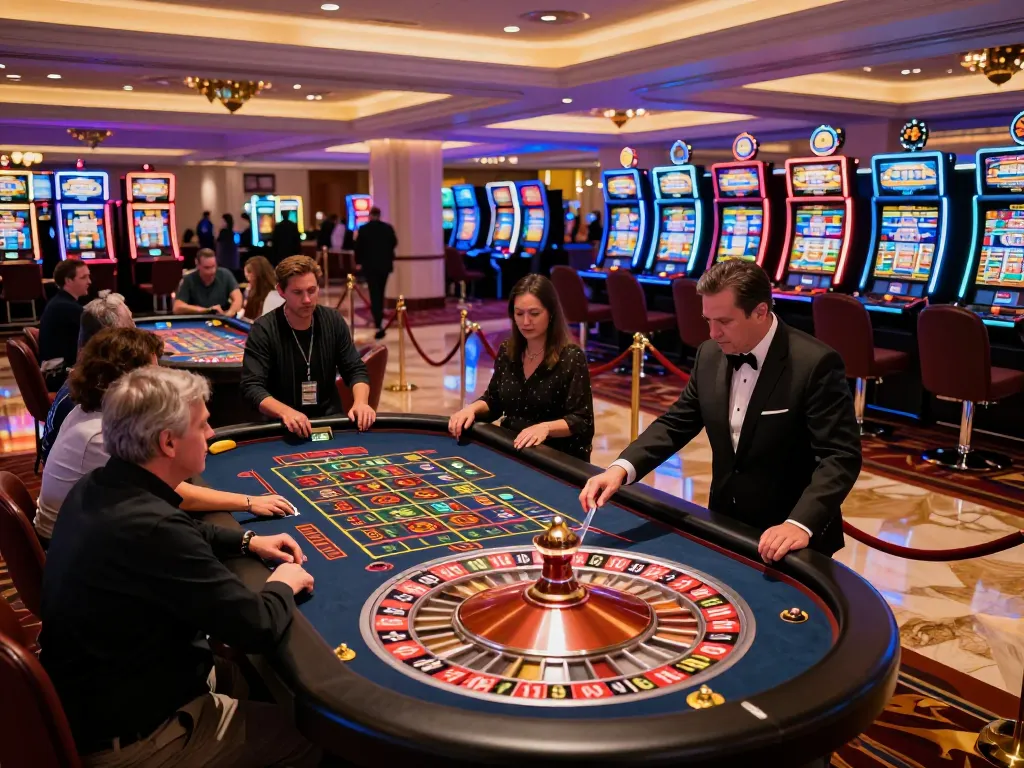 Engaging roulette action at casino with players placing bets, showcasing excitement for wins at https://www.bearcreekwatershed.org/macroinvertebrates