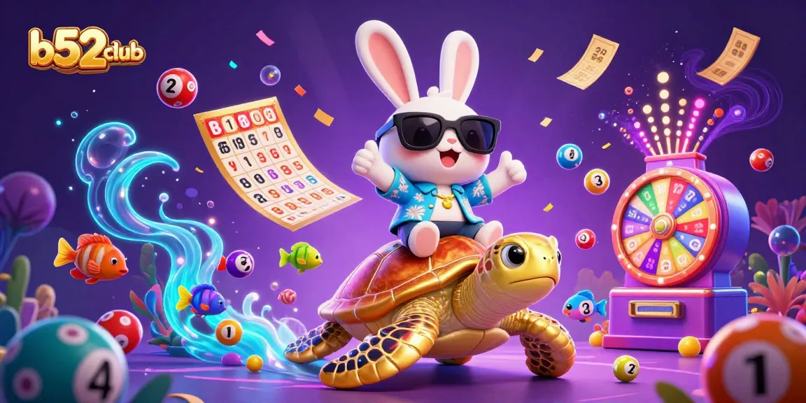 Play at b52club with vibrant lottery prizes in a captivating underwater scene.