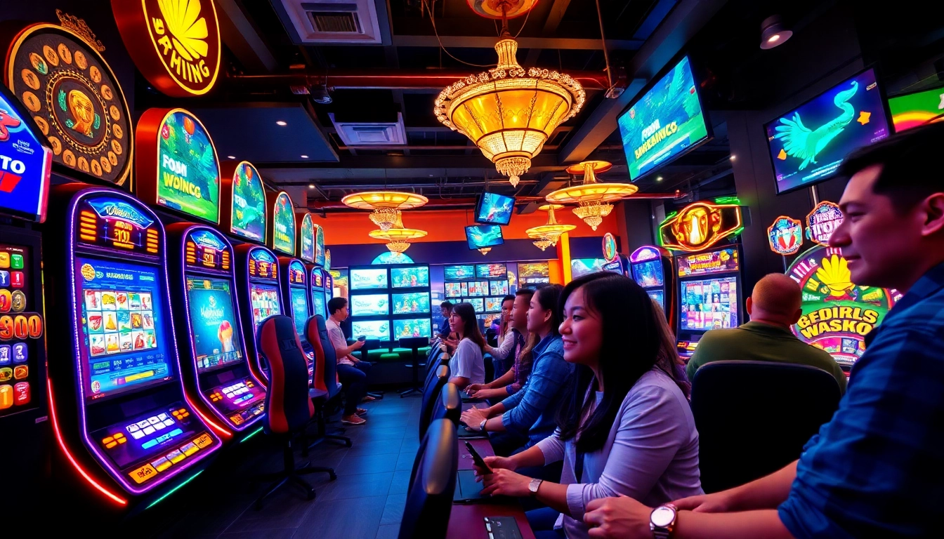 Exciting gaming atmosphere at 69 VN 01 showcasing online casino and sports betting.