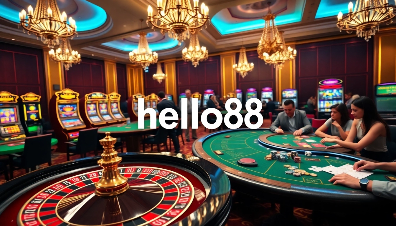 Get ready for exciting gameplay with hello88 at vibrant casino tables.