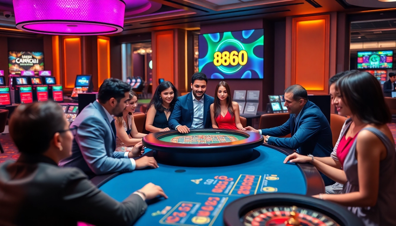 Exciting online casino experience at new88go.com featuring diverse players and live games.