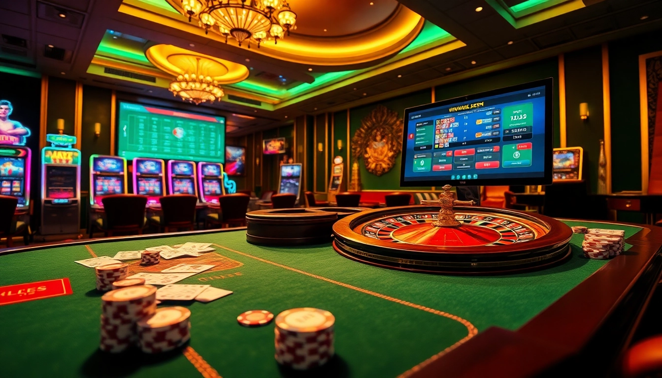 WinVN.wiki showcases a luxurious casino setting with poker chips and a roulette wheel.